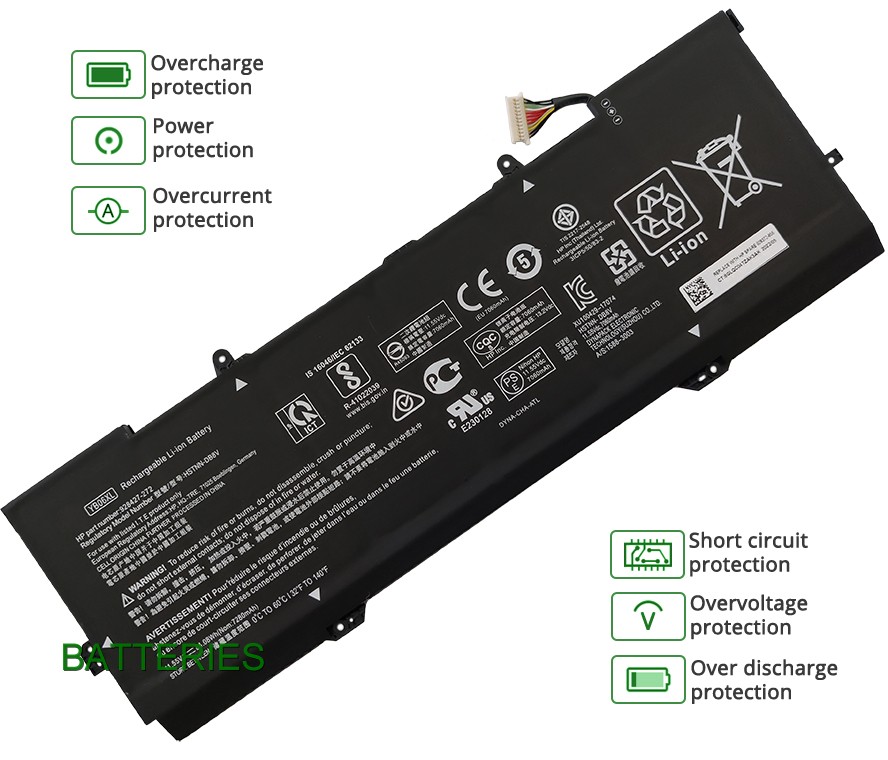 HP SPECTRE X360 15-CH001TX battery