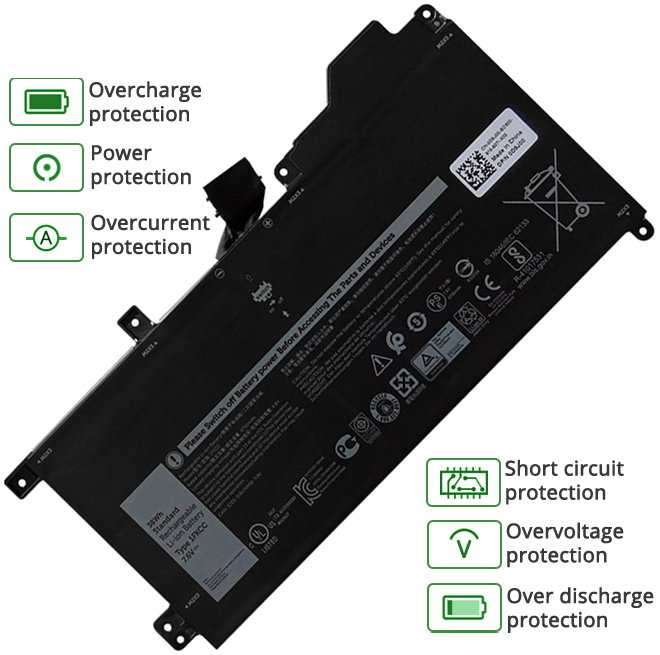 Dell T5H6P battery