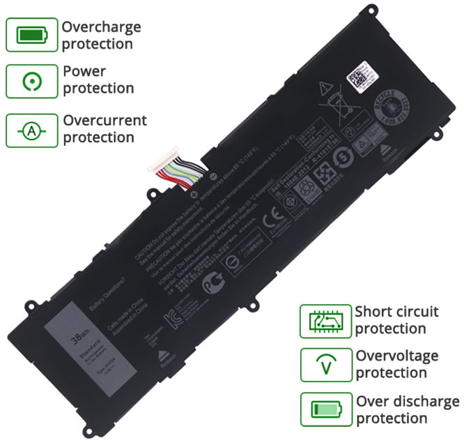 Dell 2H2G4 battery