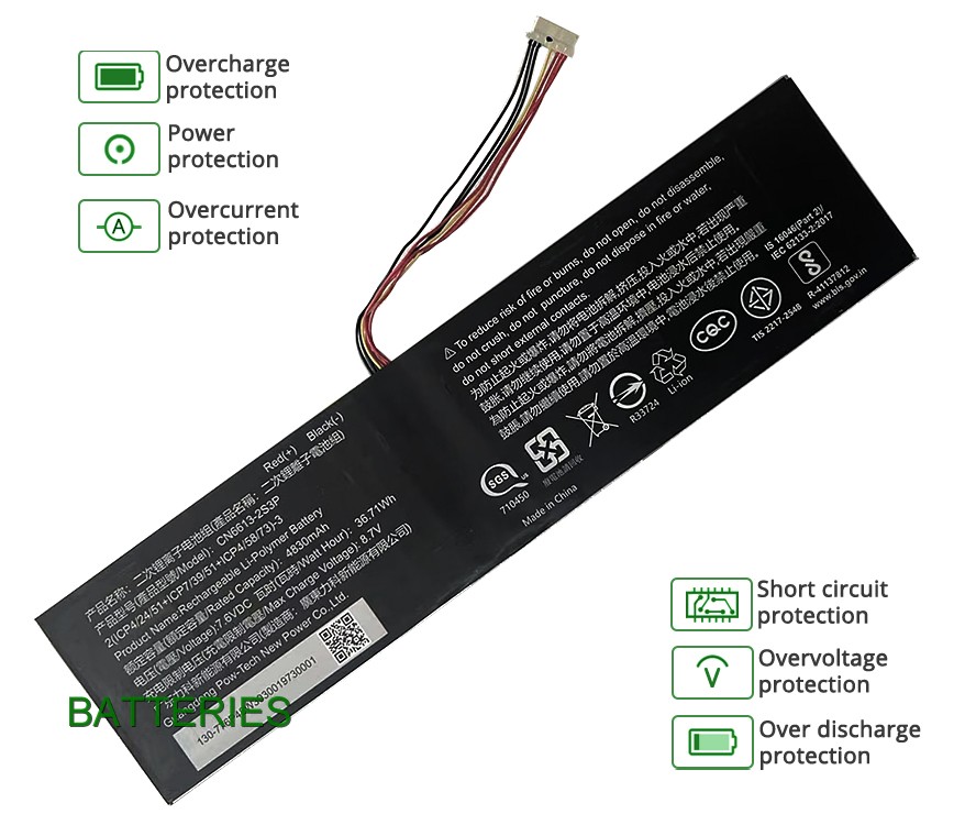 NOTEBOOK 4070275-2P battery
