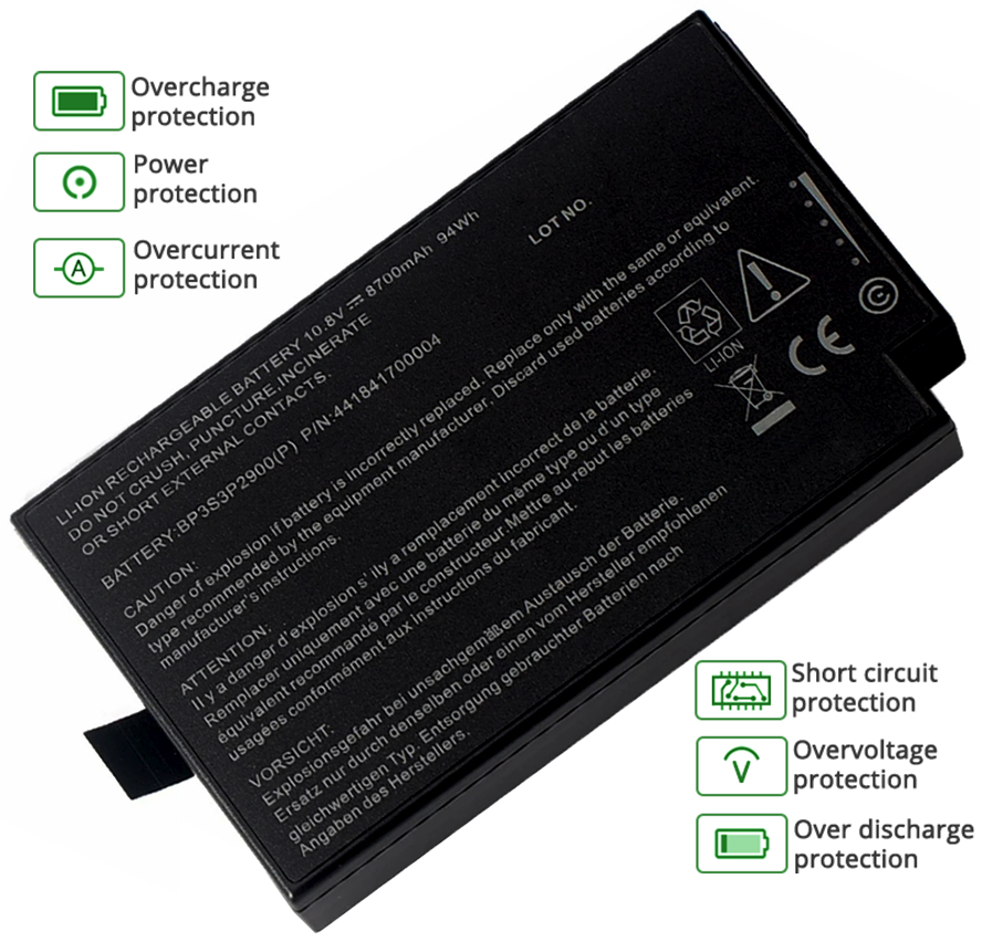 Getac B300 RUGGED battery