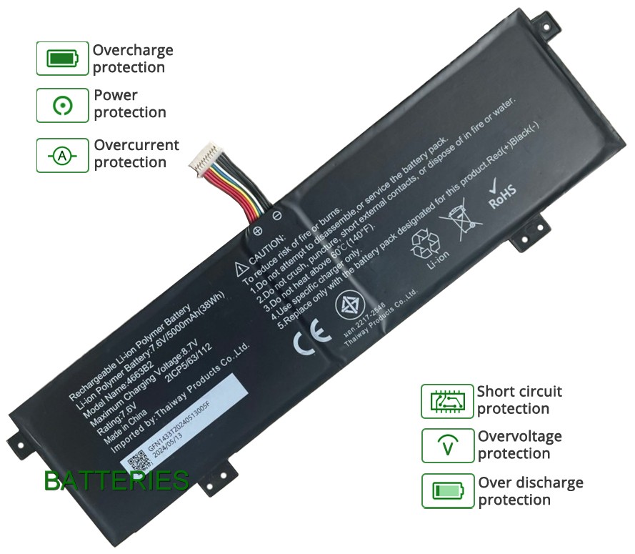 NOTEBOOK 4663B22S battery