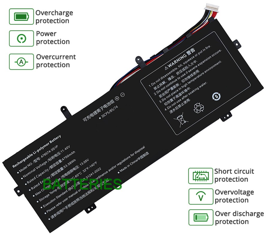 NOTEBOOK Lunnen Ground B2 16 LL6FAWG01 battery