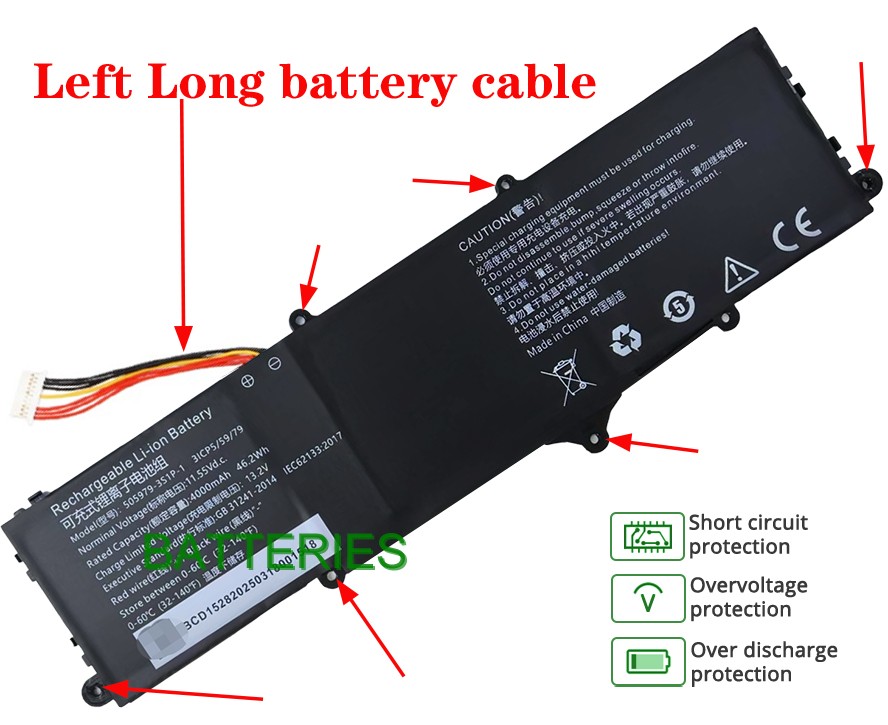 NOTEBOOK CHUWI COREBOOK X 14 CWI529 battery