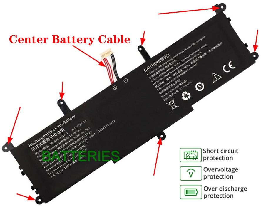 NOTEBOOK CHUWI COREBOOK X 14 CWI529 battery
