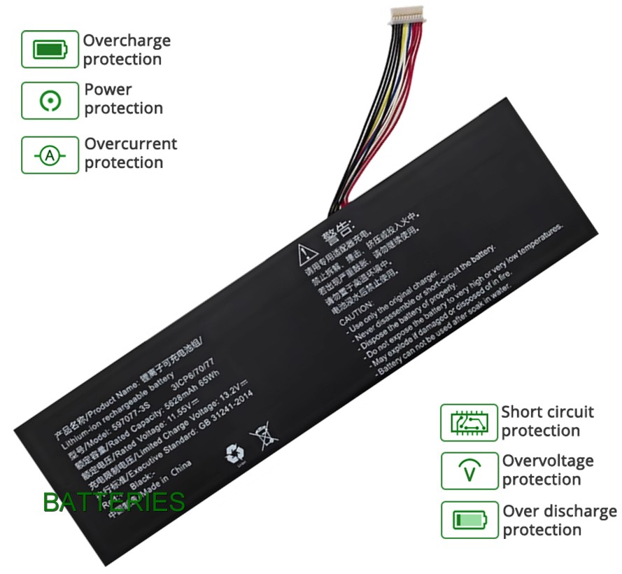 NOTEBOOK 597077-3S battery