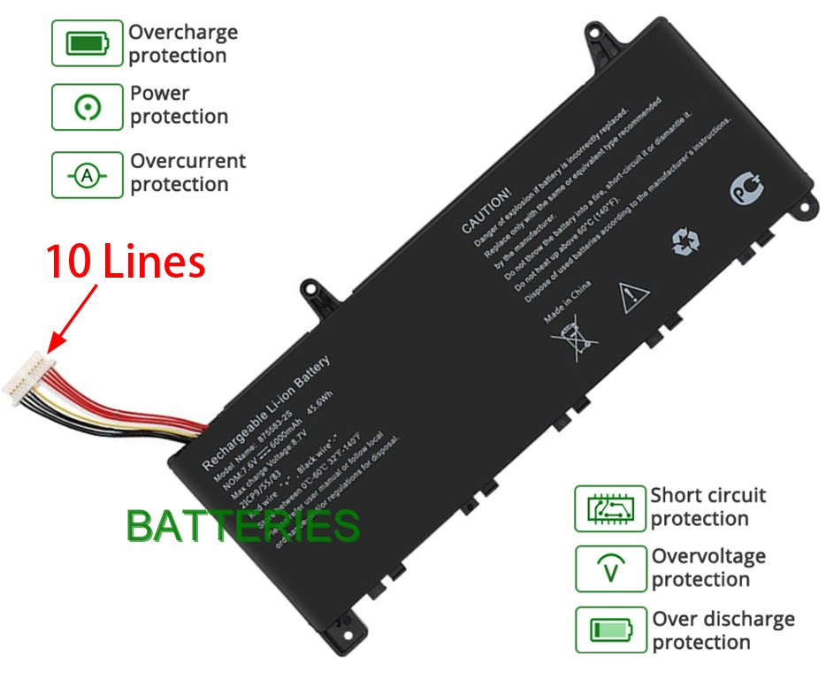 NOTEBOOK 875583-2S battery