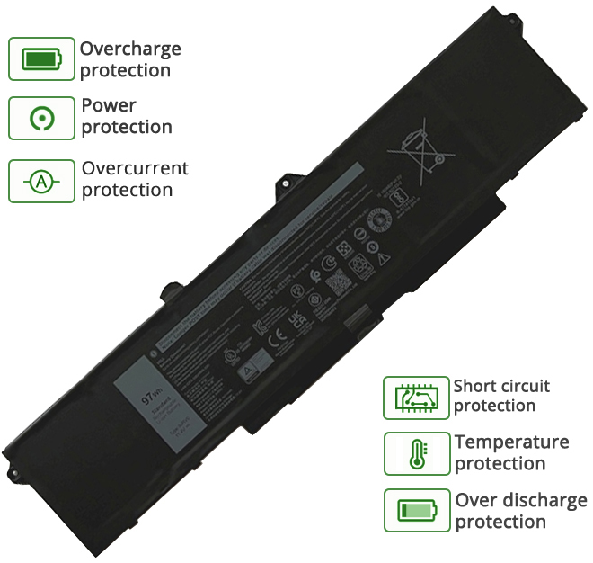 Dell P104F007 battery