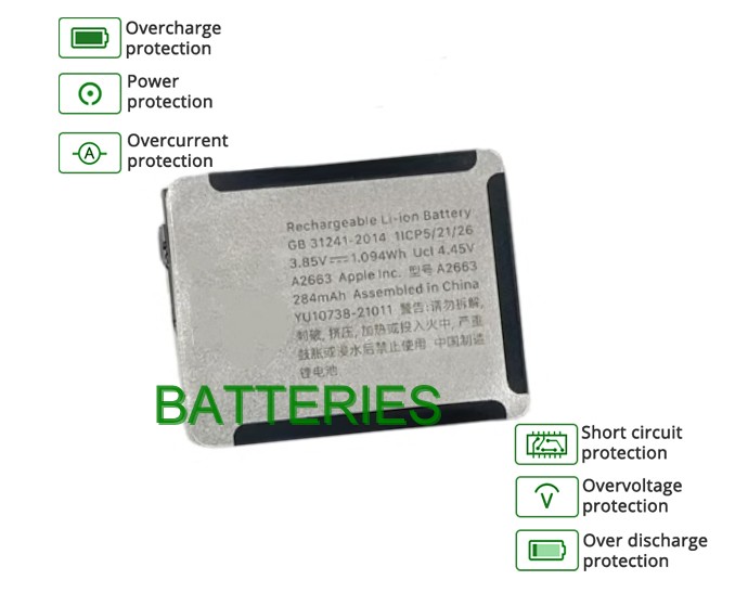 APPLE MKHY3B/A battery