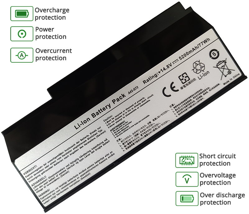 ASUS G73JW-ROG battery