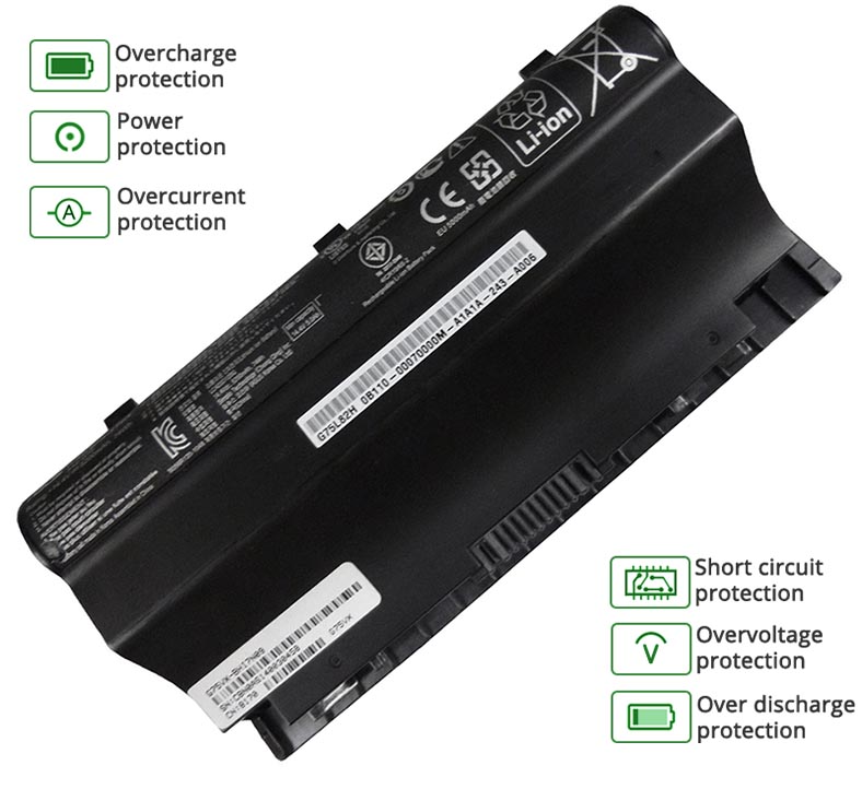 ASUS G75VW-DS72-3D battery