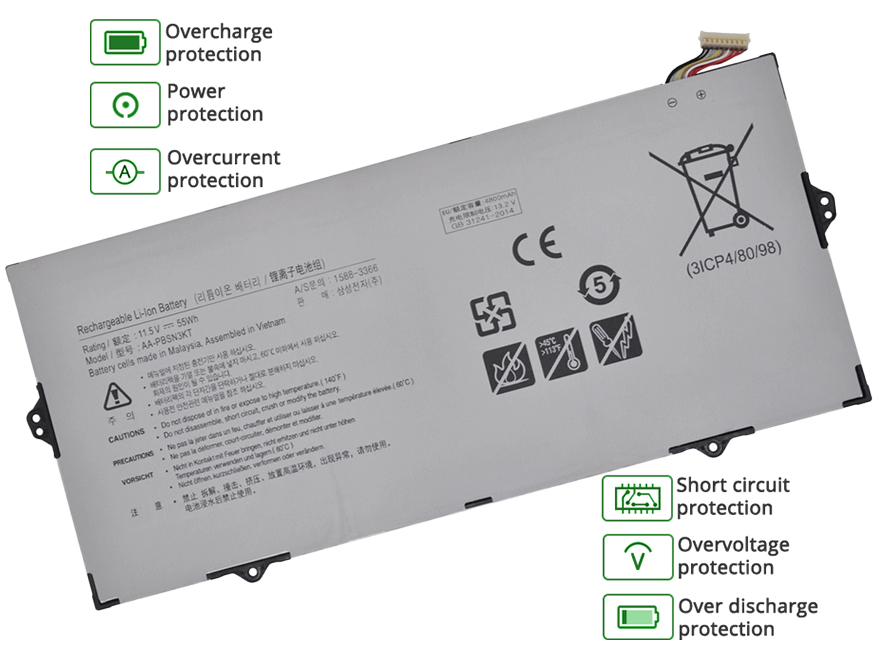 Samsung NOTEBOOK 7 NP730XBE-KP2BR battery
