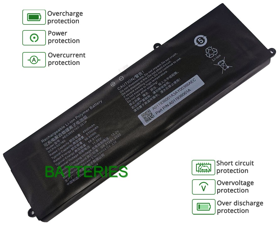 NOTEBOOK AEC3952160-3S1P battery