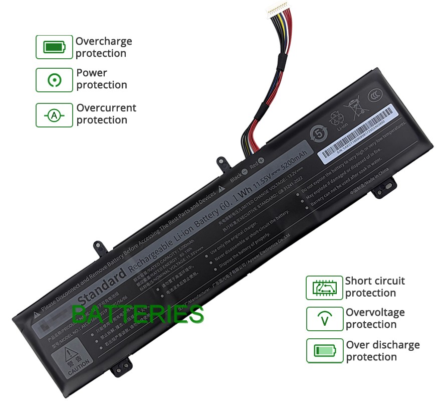 TUXEDO AEC675686-3S1P battery