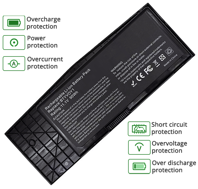 Dell BTYV0Y1 battery