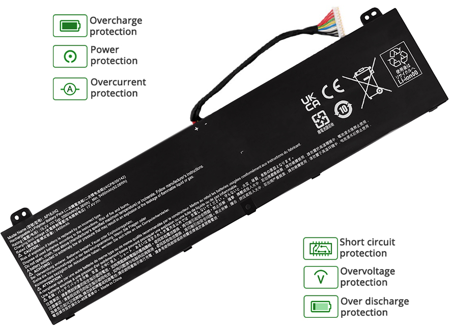Acer PREDATOR PT515-52-781B battery