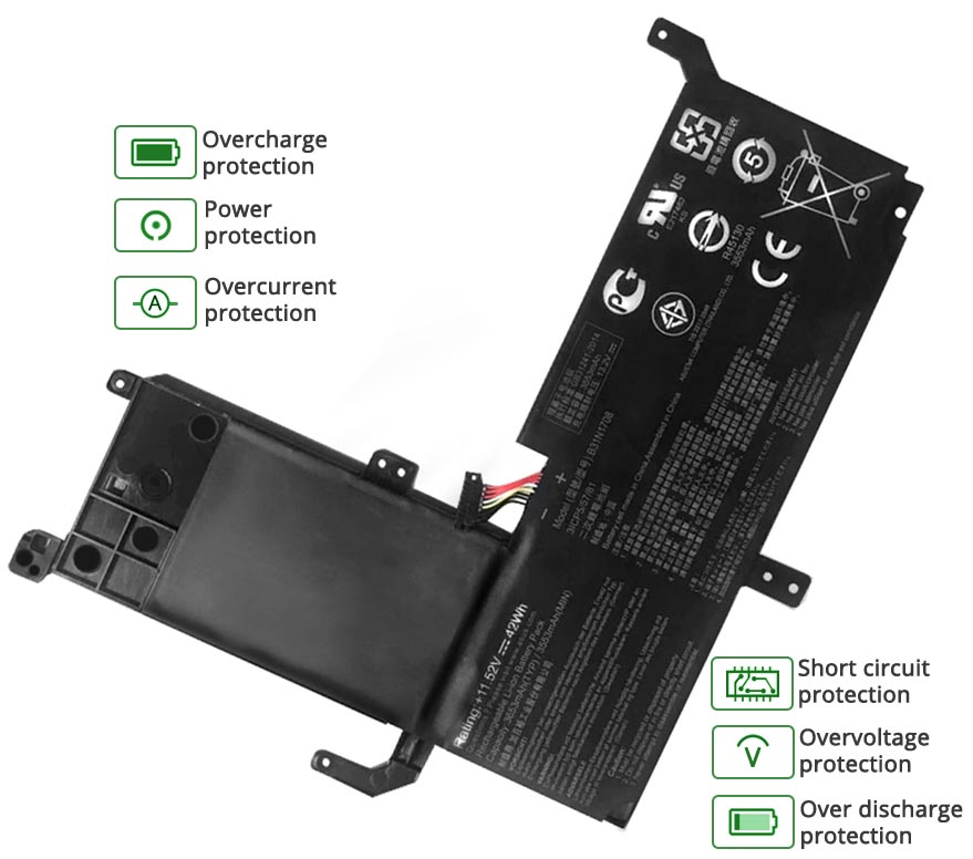 ASUS TP510UF-E8024T-LU battery