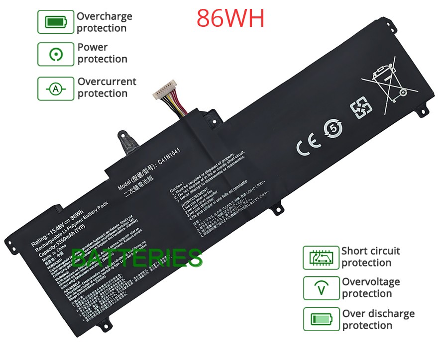 ASUS ROG STRIX G702VMK-GC262T battery