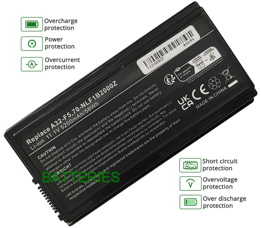 ASUS PRO58VC battery