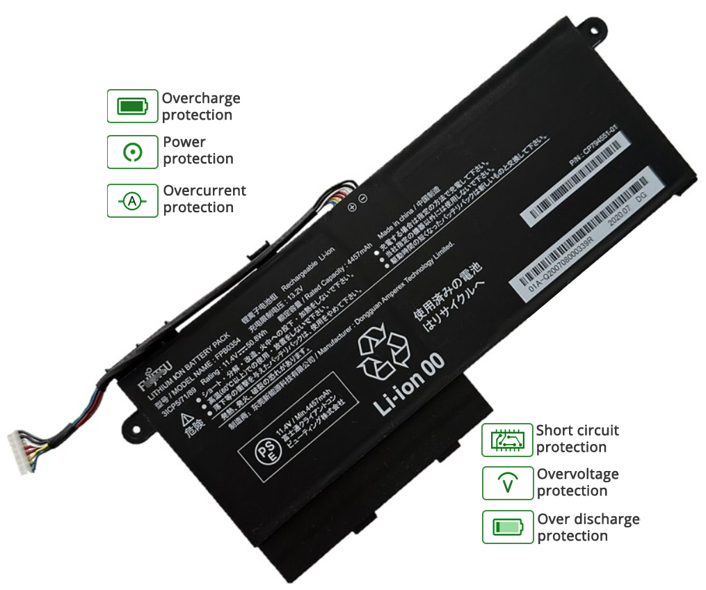 FUJITSU CP794551-01 battery
