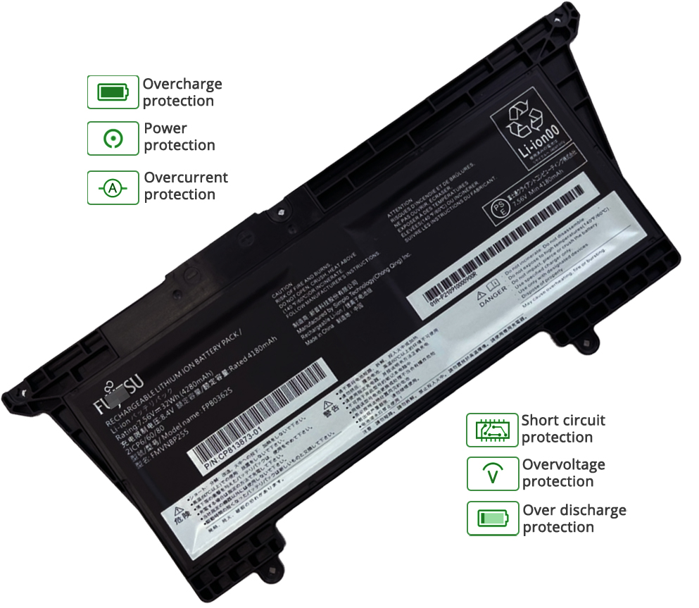 FUJITSU FMVNBP255 battery