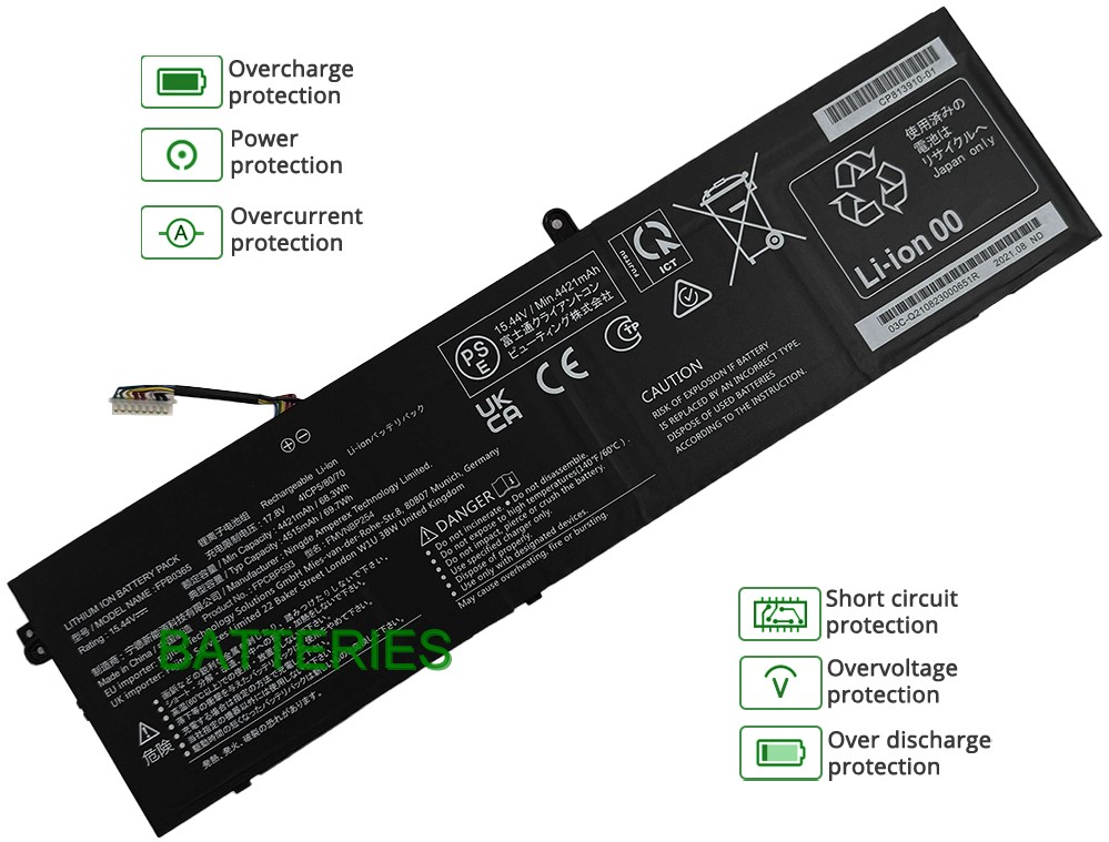 FUJITSU Celsius H5511 battery