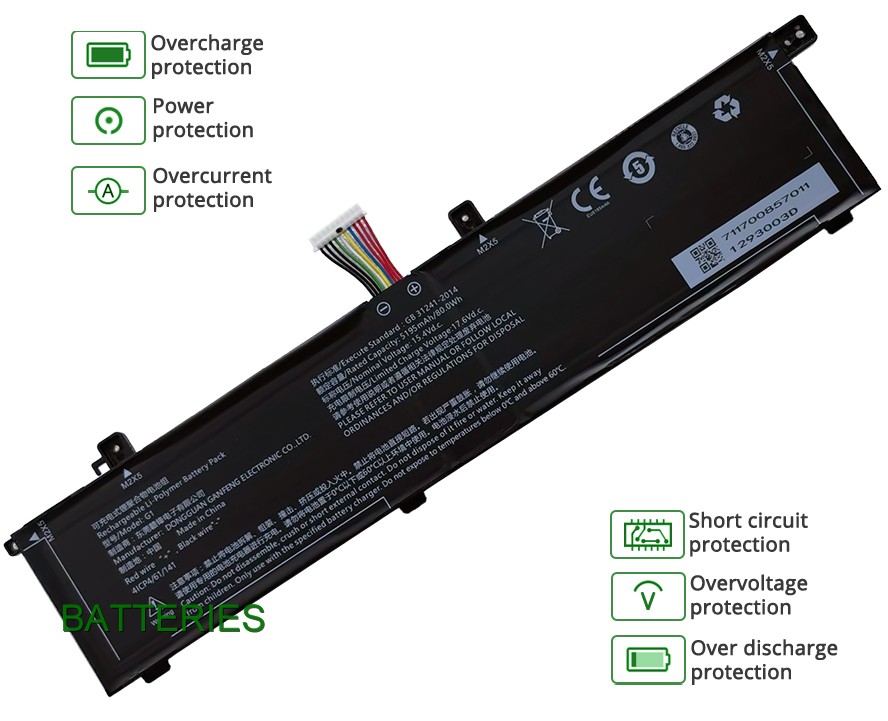 NOTEBOOK Machenike L16W battery