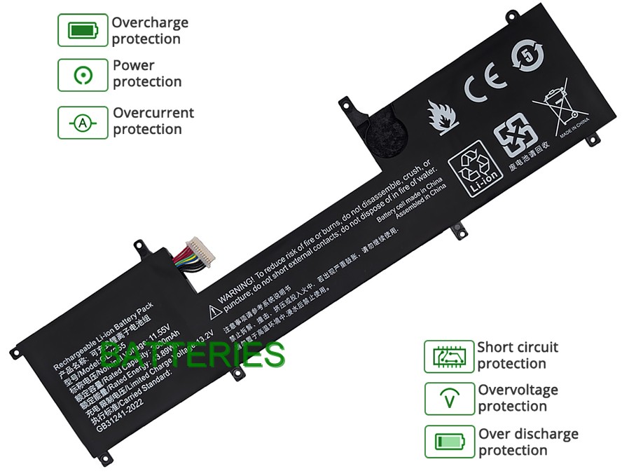 NOTEBOOK GLX255 battery