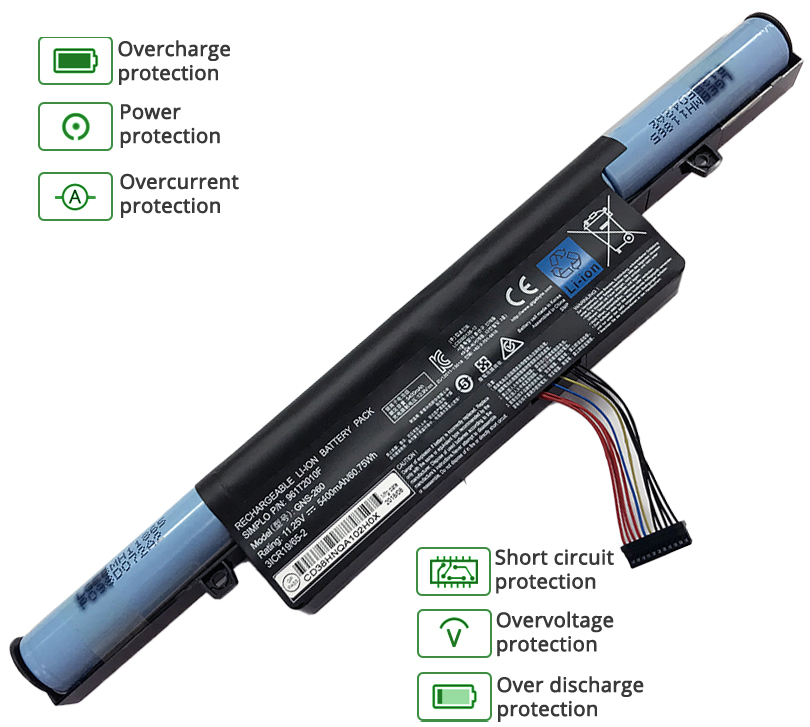GIGABYTE P55WV4-WX3 battery