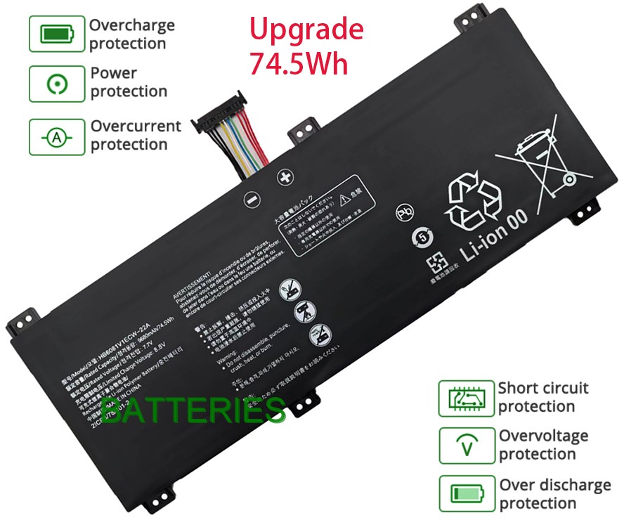 HUAWEI MAGICBOOK PRO 4600H battery