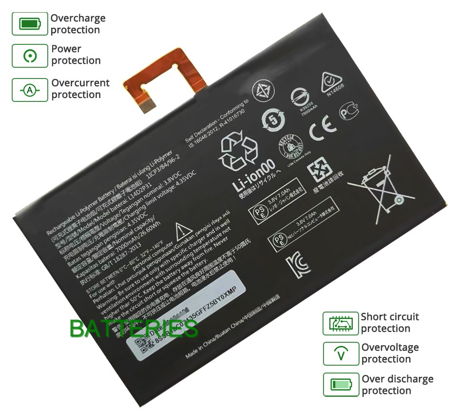 Lenovo TB2-X30F battery