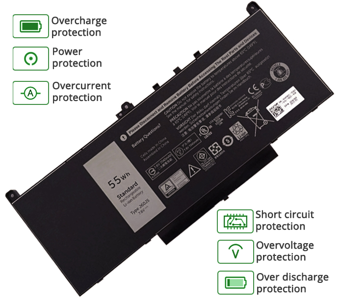 Dell 1W2Y2 battery