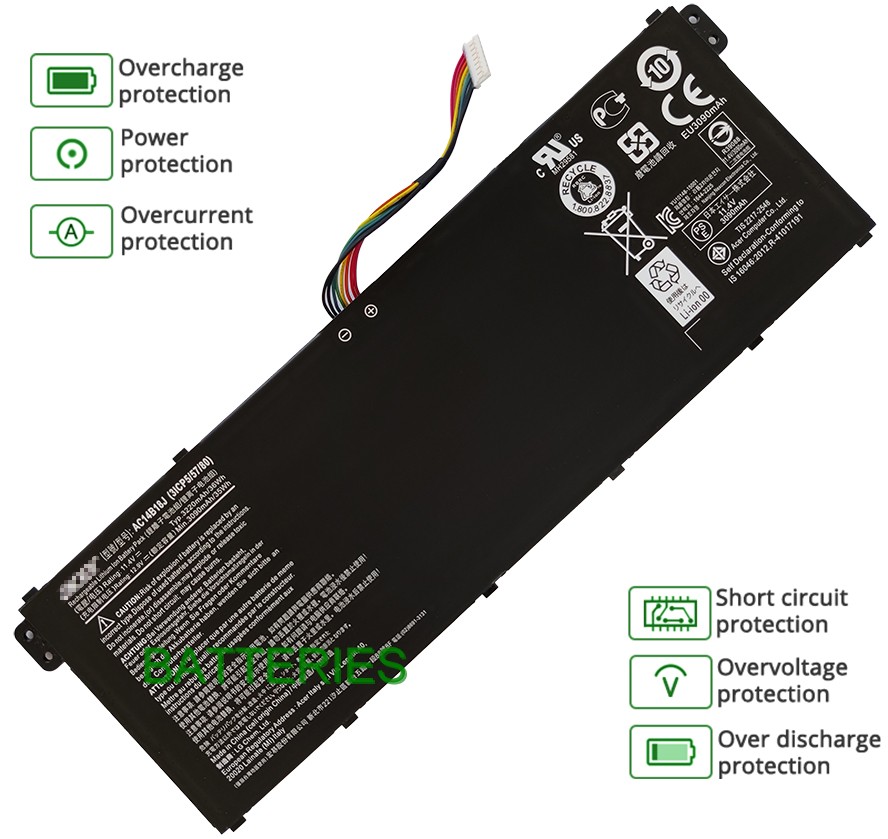 Acer Extensa 15 EX215-33-38X5 battery