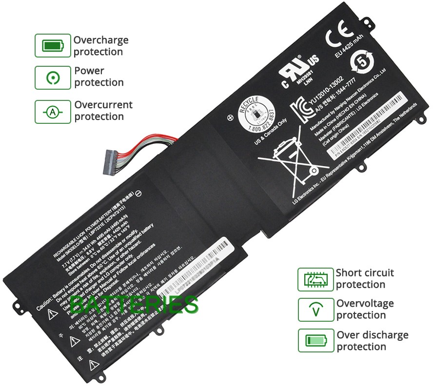 LG Gram 13Z940-G.AK72AD battery