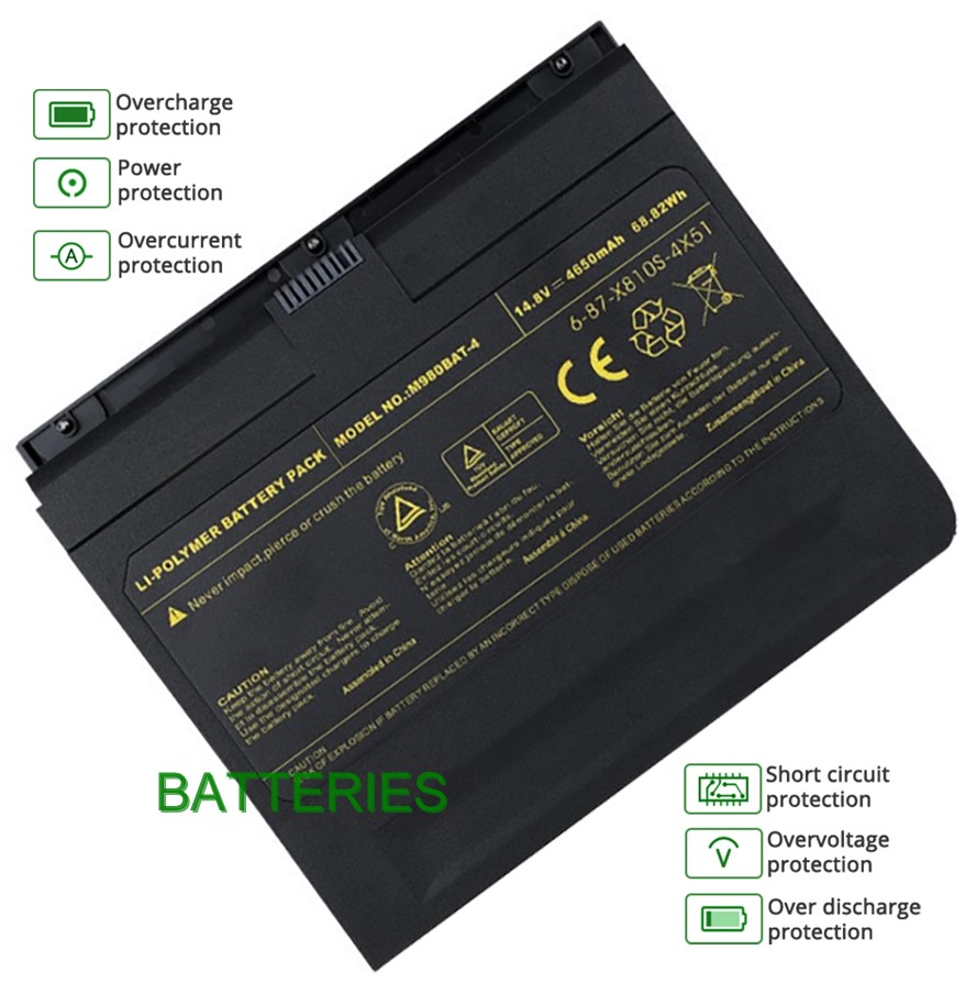 Clevo D900C battery