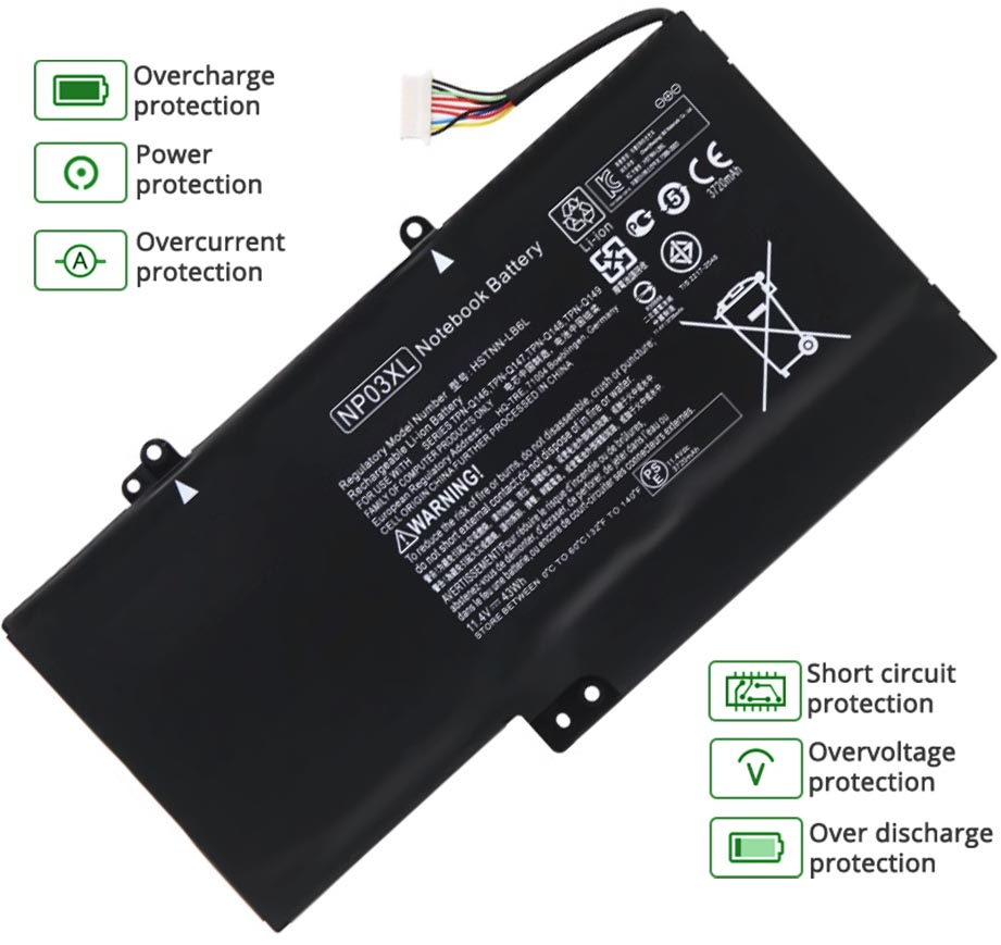 HP 761230-005 battery