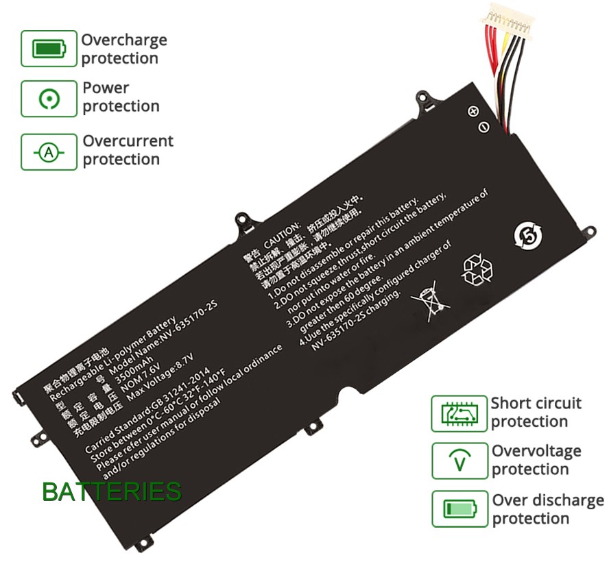 NOTEBOOK NV-635170-2S battery