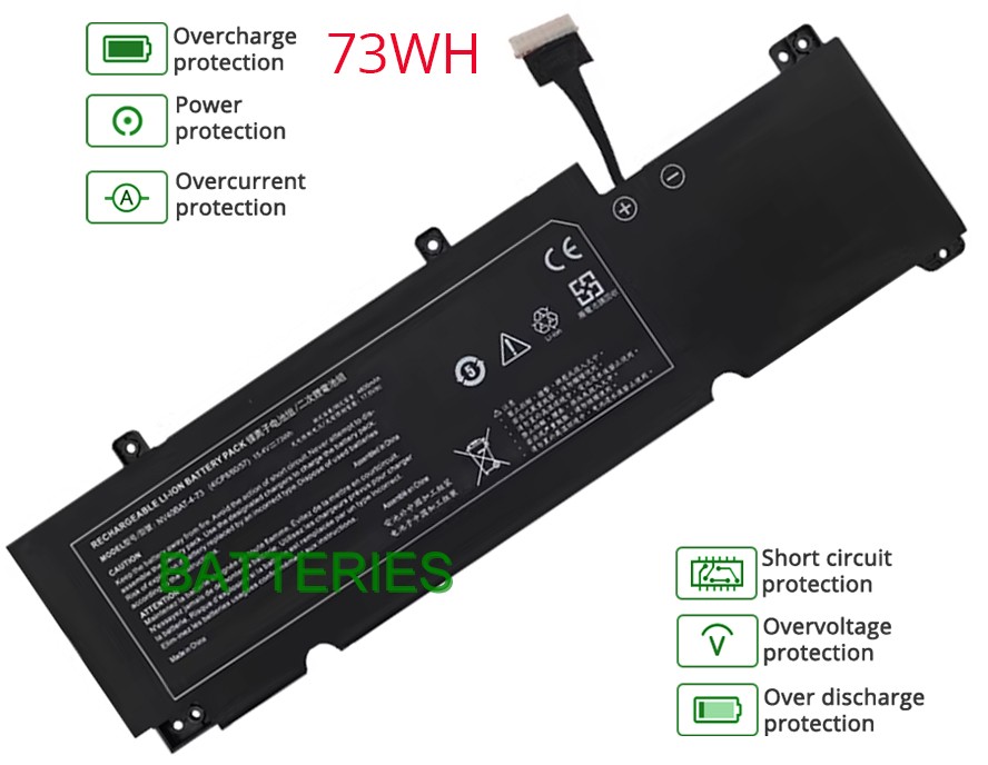 SCHENKER XMG Pro Studio 16-M23 battery