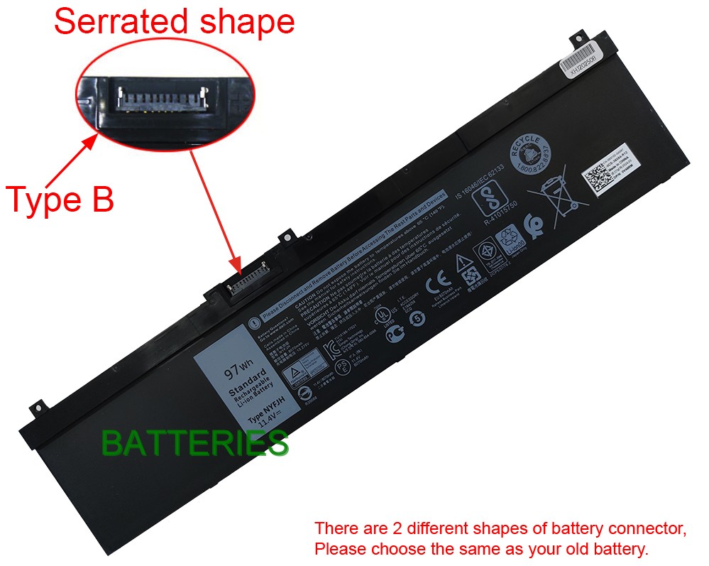 Dell 0H6K6V battery