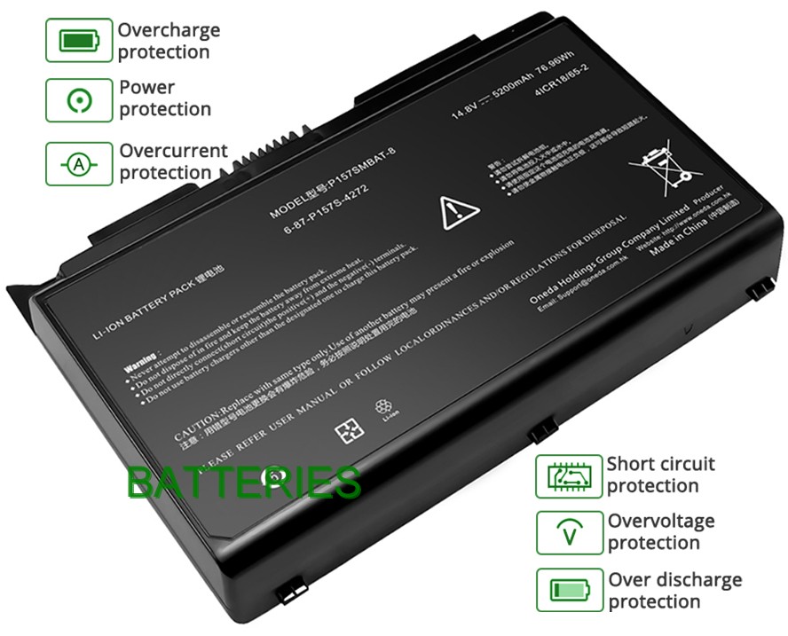 SCHENKER XMG P503-6AZ battery