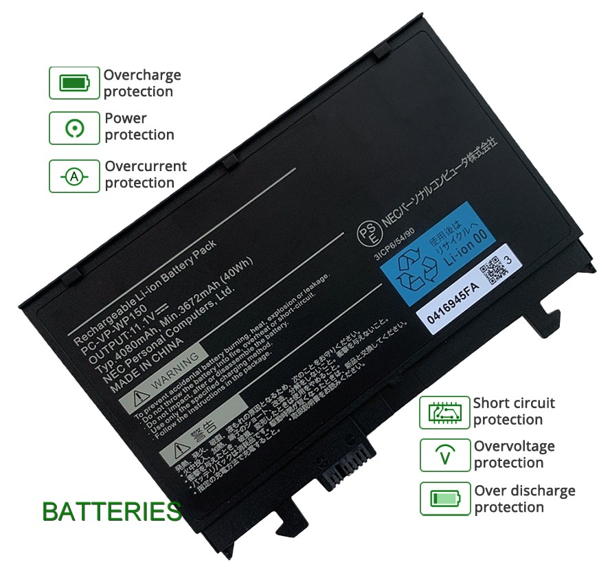 NEC PCVPWP150 battery