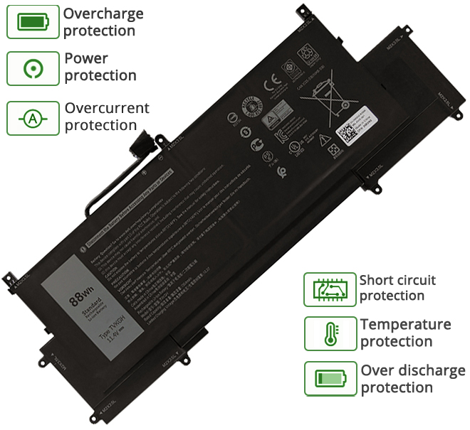 Dell N7HTO battery