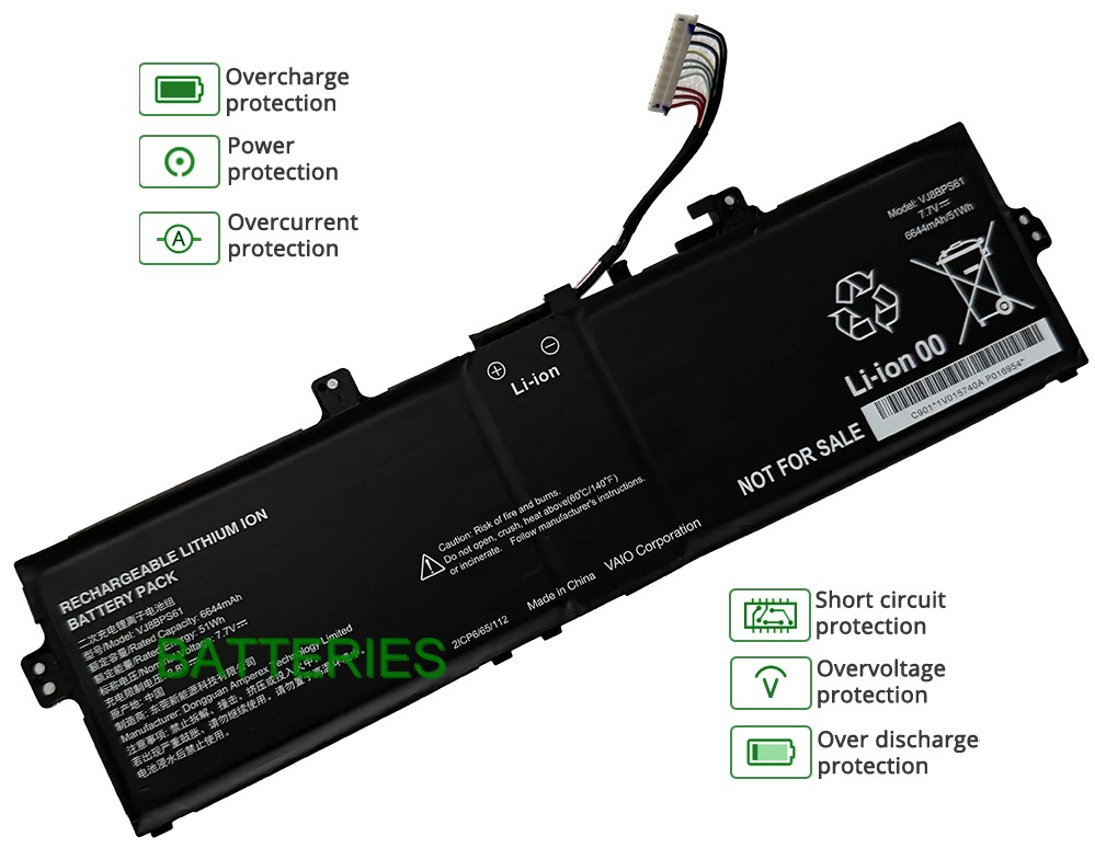 VAIO VJF16190211N battery