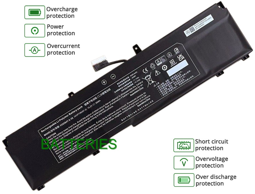 CLEVO X580WNT-D battery