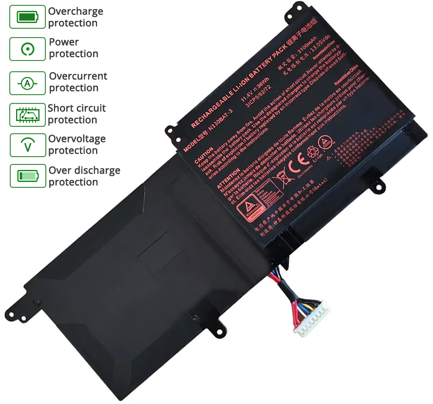 TUXEDO InfinityBook Pro 13 battery