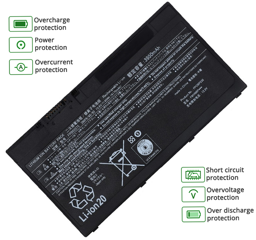 FUJITSU U7280M47SPBE battery